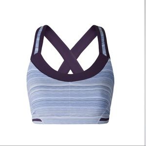 Lululemon Rack Pack Bra
Wave Twist Lilac Caspian Blue / Deep Zinfandel